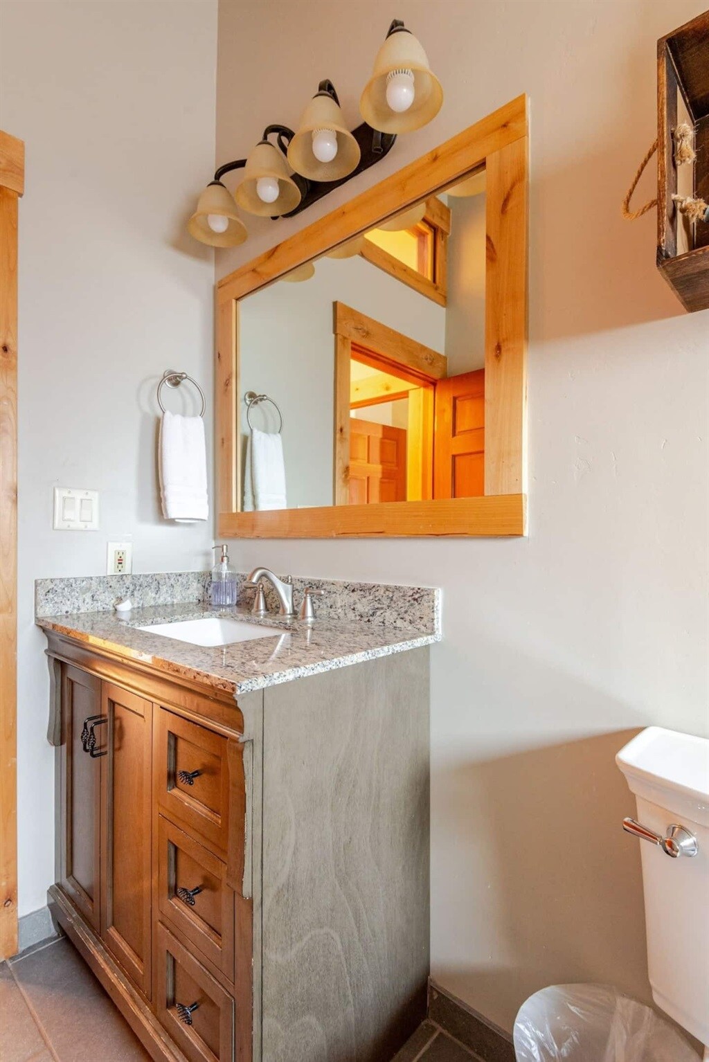 Front bathroom vanity.
