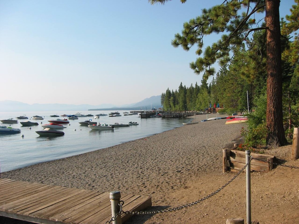 Private Tahoe Park homeowners beach on Lake Tahoe.